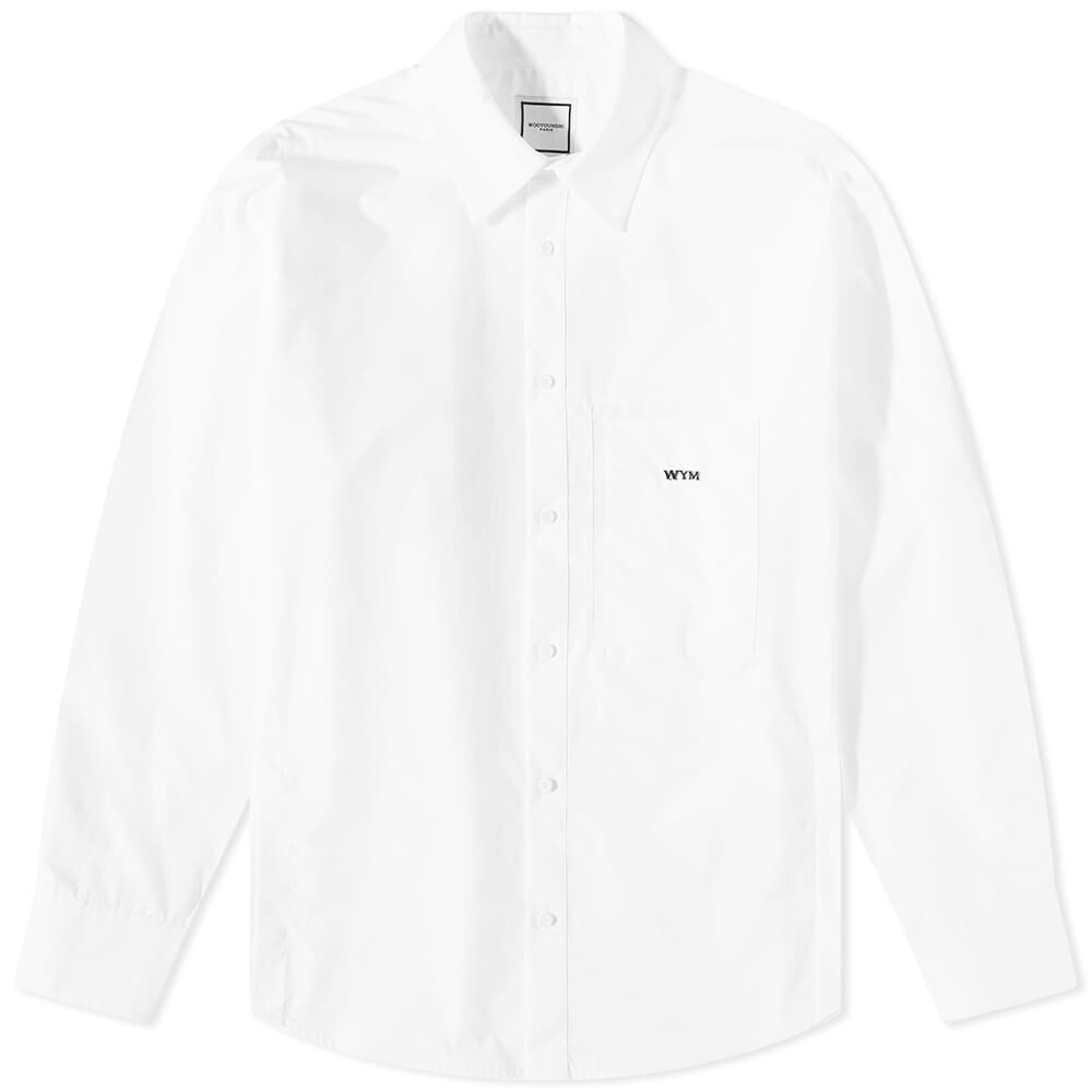 

Рубашка Wooyoungmi Butterfly Print Logo Shirt