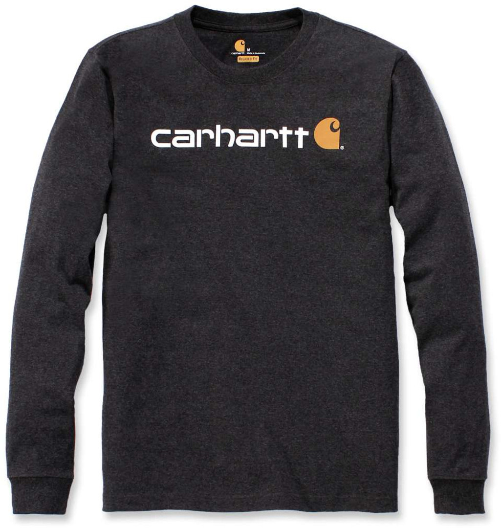 Свитшот Carhartt EMEA Workwear Signature Graphic Core Logo, темно-серый