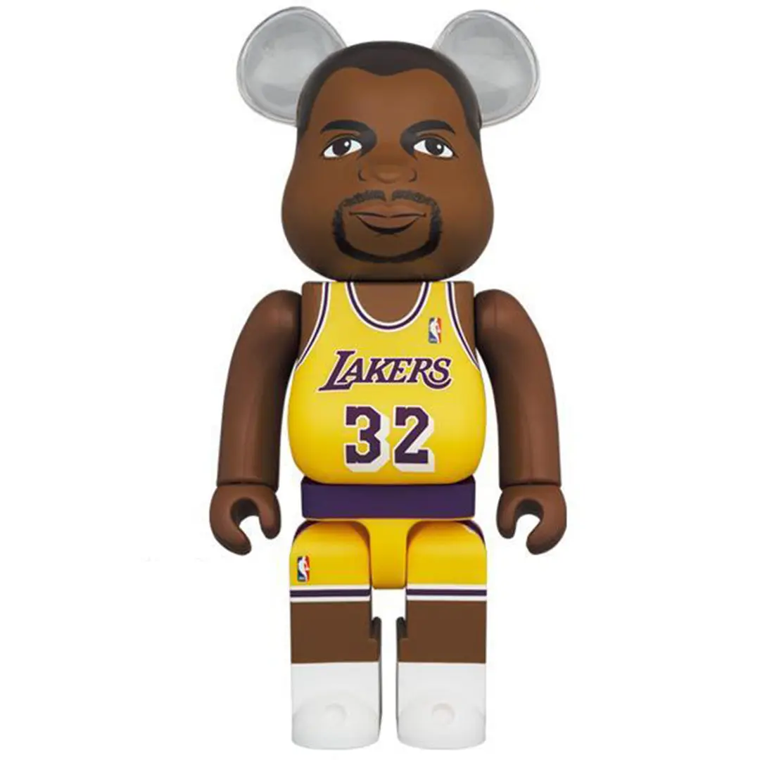 

Фигурка Medicom Bearbrick Magic Johnson(Los Angeles Lakers) 100% & 400%, 28 см, 7 см