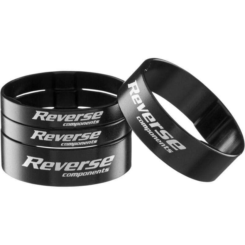 Reverse black. Проставочное кольцо Reverse Spacer Alloy Ultra Light. Черный спейсер для плоского браслета. Headset Spacers. Spacer Headset White industries.