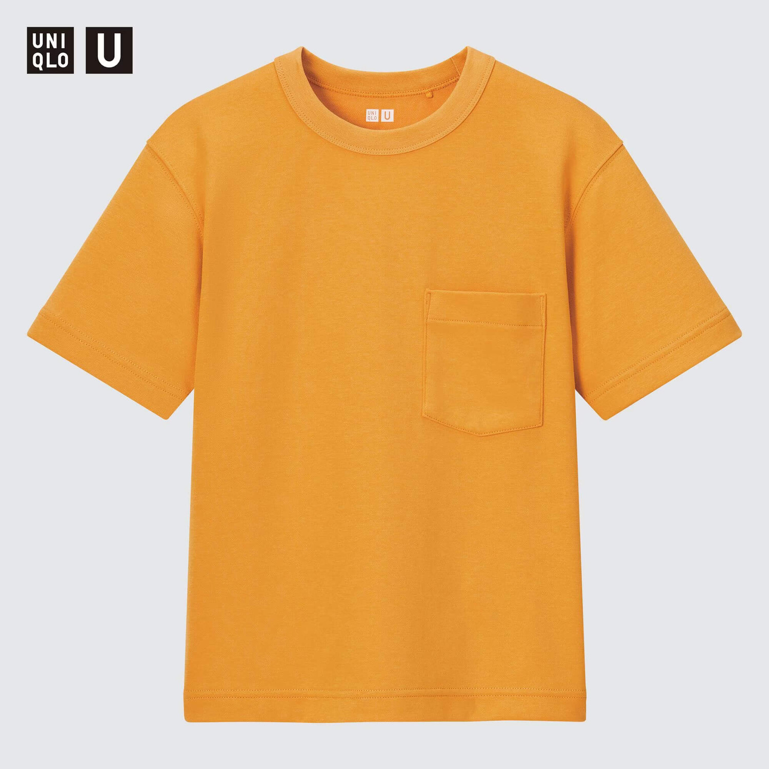 

Футболка Uniqlo Kids U Airism Cotton Crew Neck Short Sleeved, оранжевый