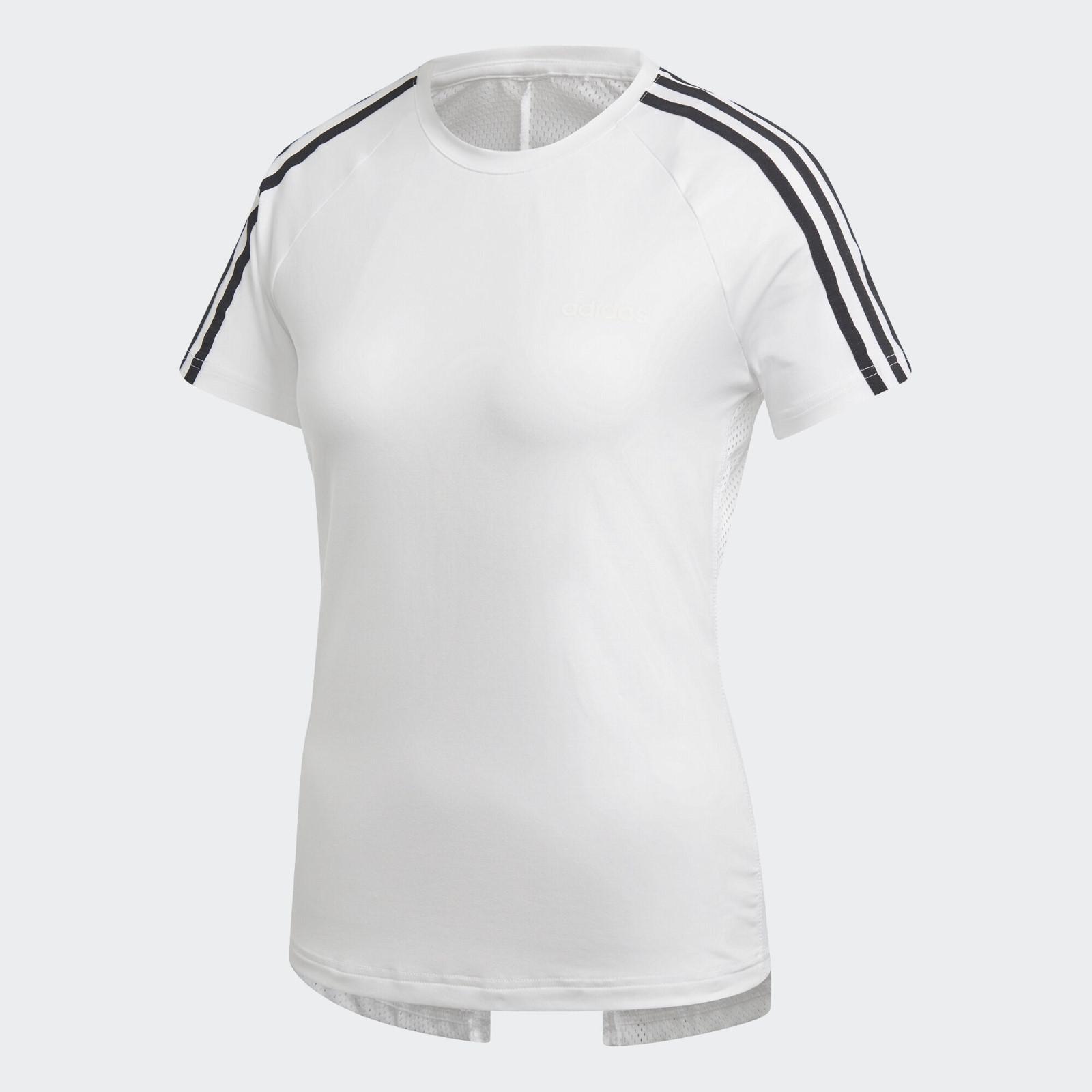 Футболка женская Adidas D2M 3S TEE, белый/черный