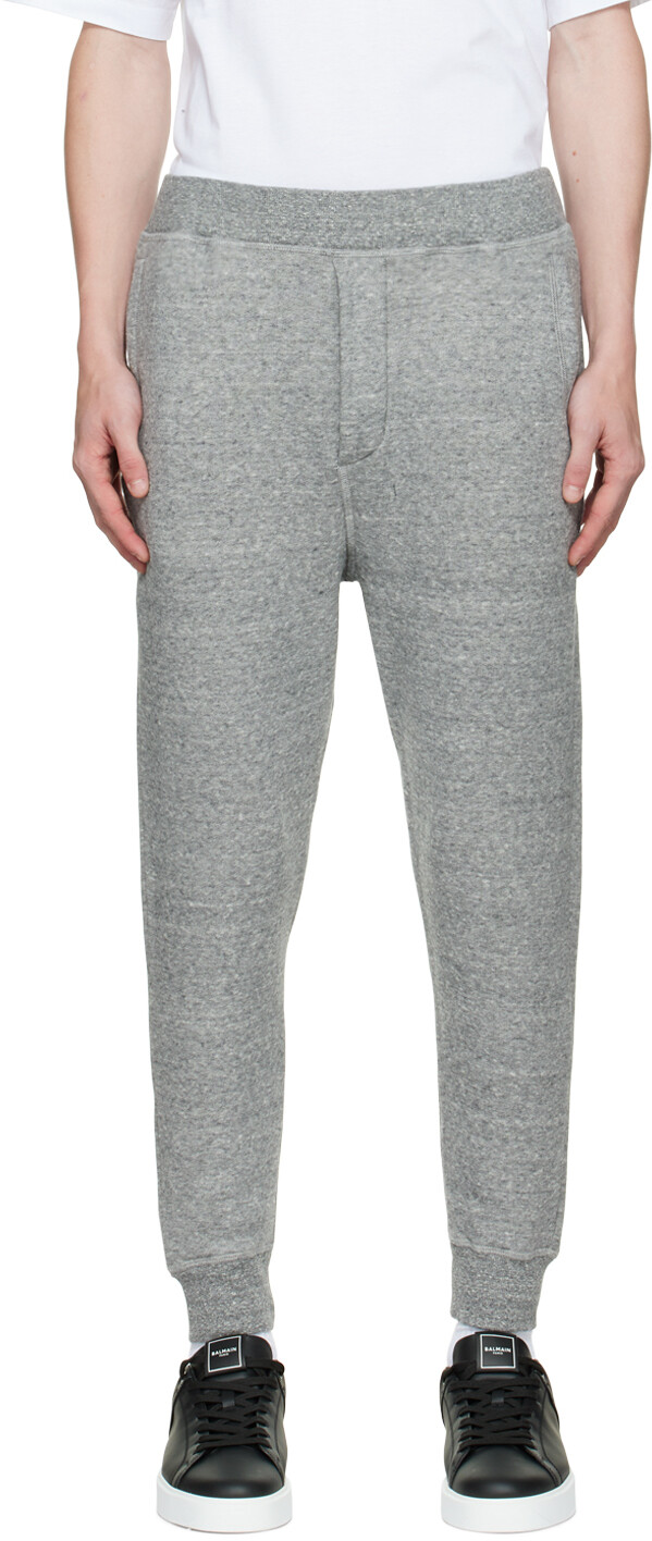 

Серые брюки Relax Dean Lounge Dsquared2, Серый