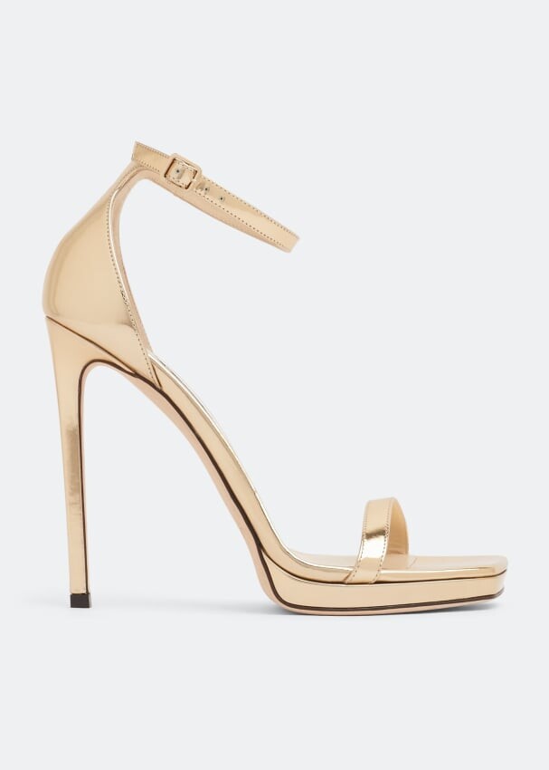 

Сандалии JIMMY CHOO Alva 120 sandals, золотой