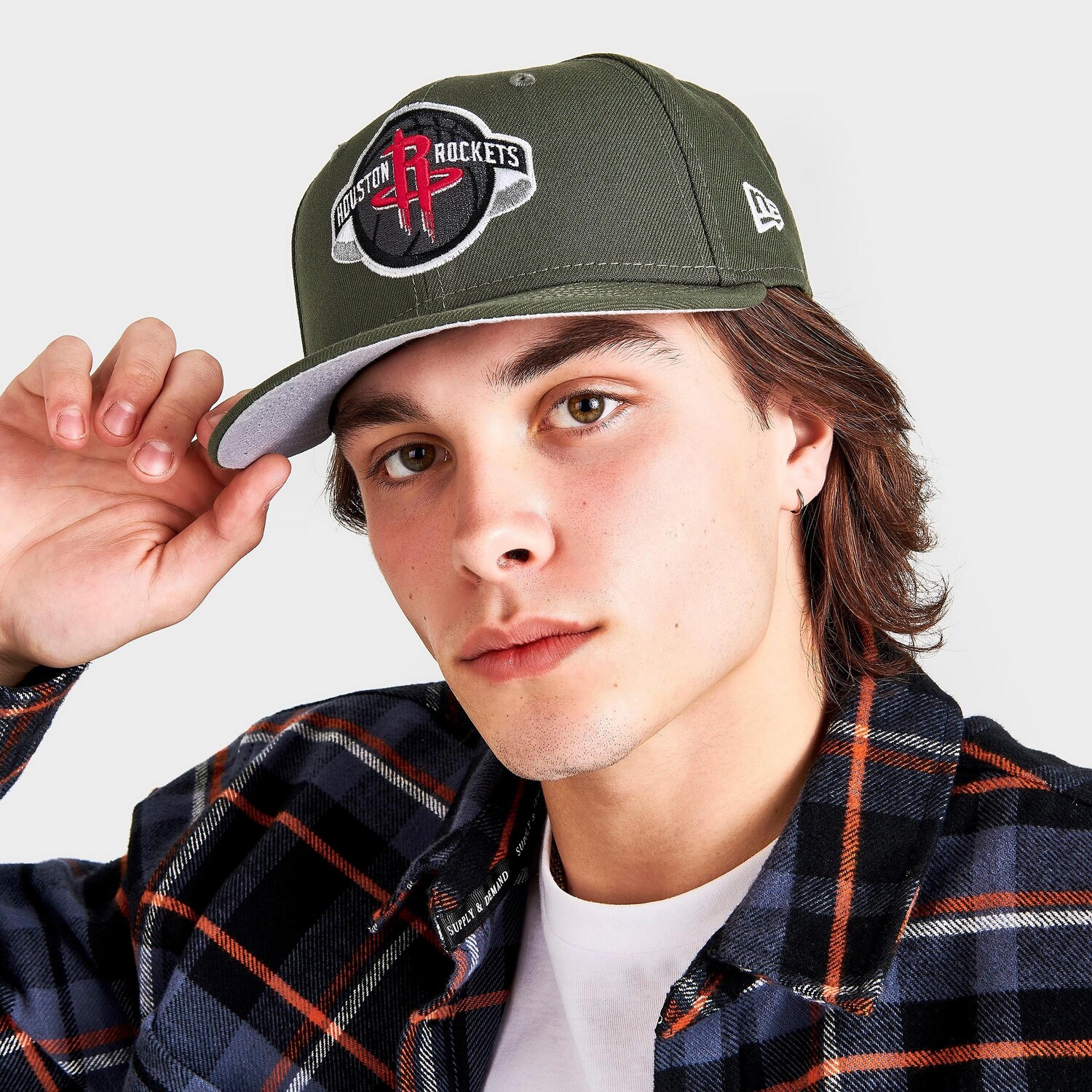 

Кепка New Era Houston Rockets NBA Olive 59FIFTY, зеленый