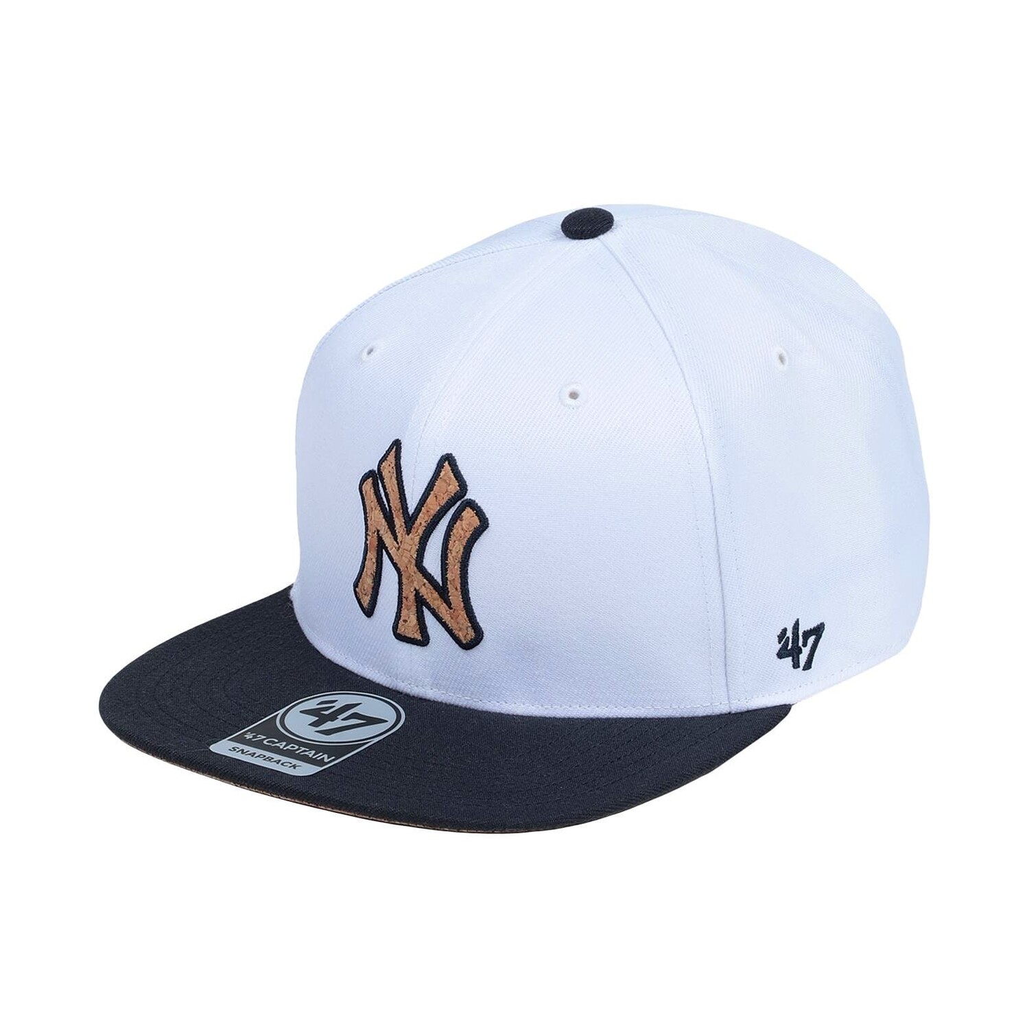 

Бейсболка '47 Brand Cappellino Corkscrew Captain New York Yankees, белый