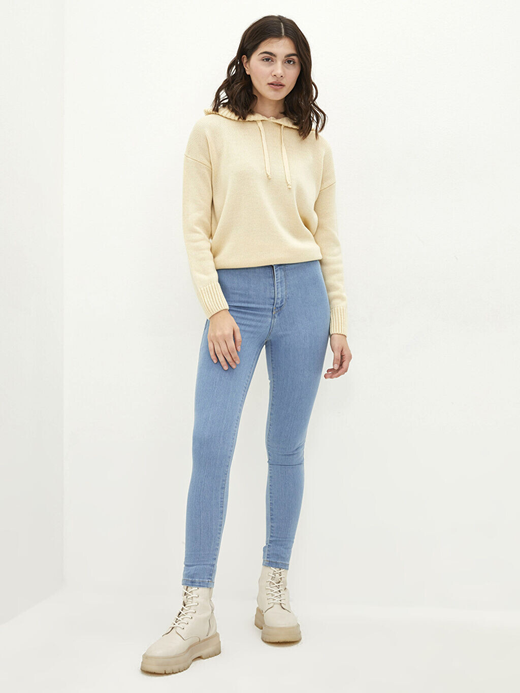 

Супероблегающие прямые женские джинсы Rodeo с высокой талией LCW Jeans