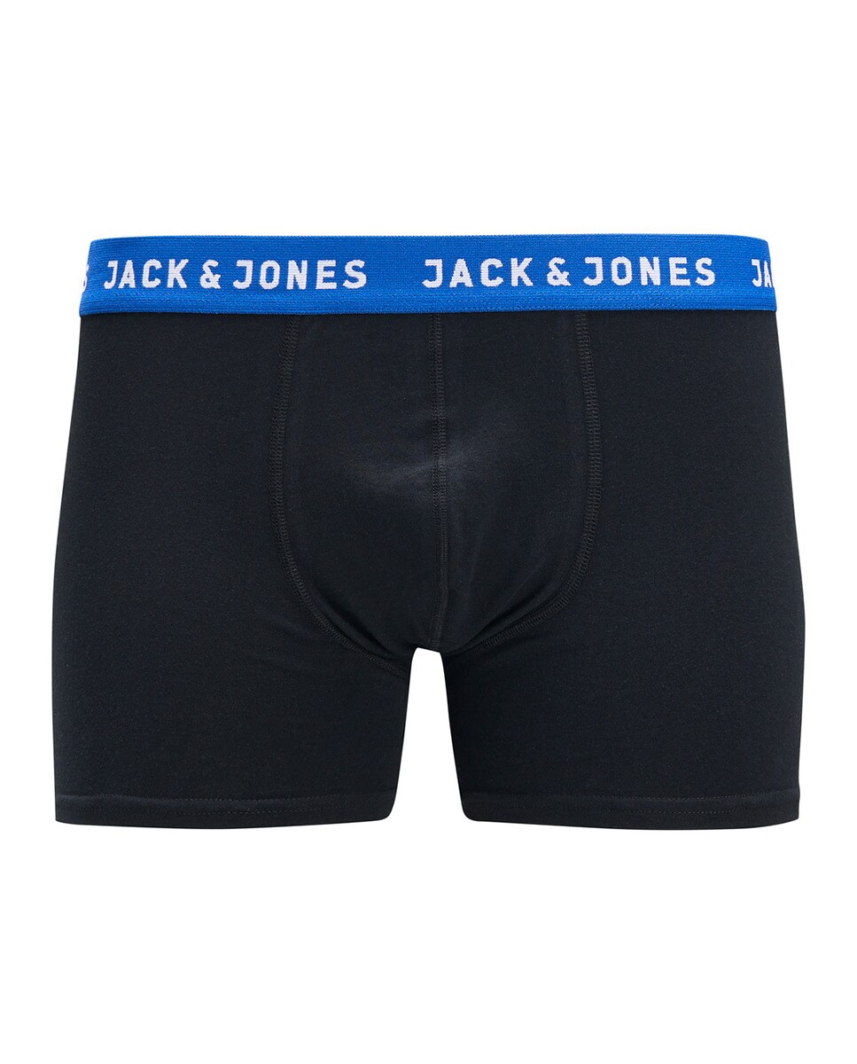 Набор из 2-х мужских трикотажных боксеров синего цвета Jack & Jones, синий набор из 5 мужских трикотажных боксеров синего цвета jack