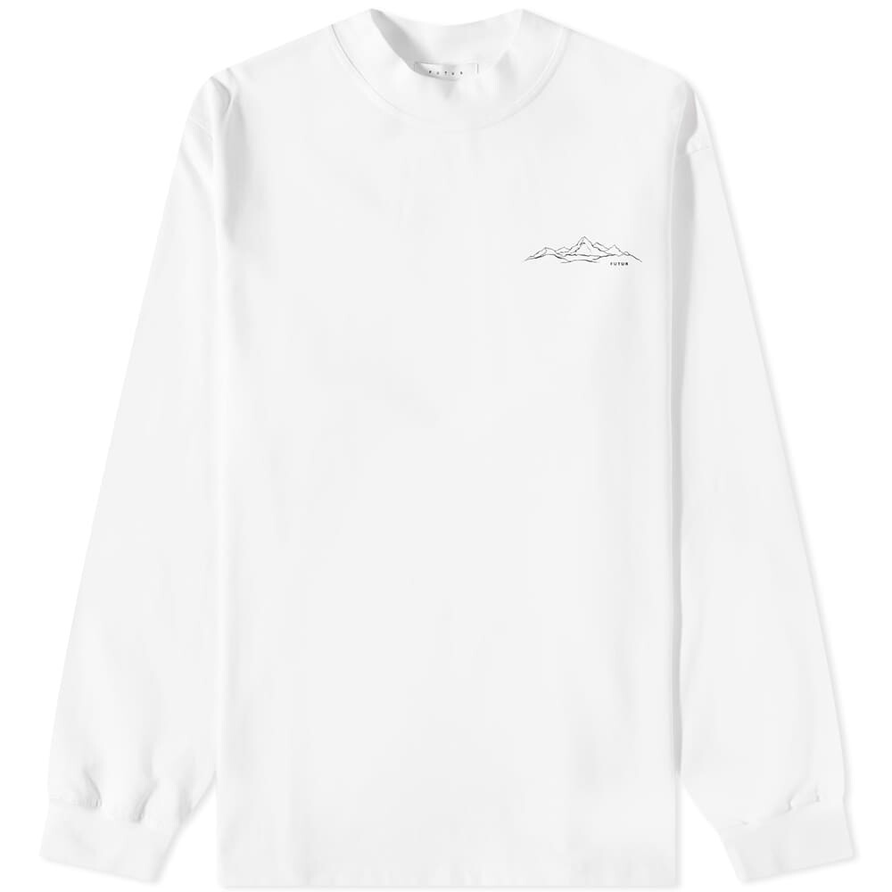 

Футболка Futur Long Sleeve Glacier Mock Neck Tee, Белый