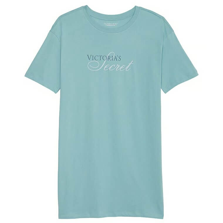 

Ночная рубашка Victoria's Secret Cotton, голубой