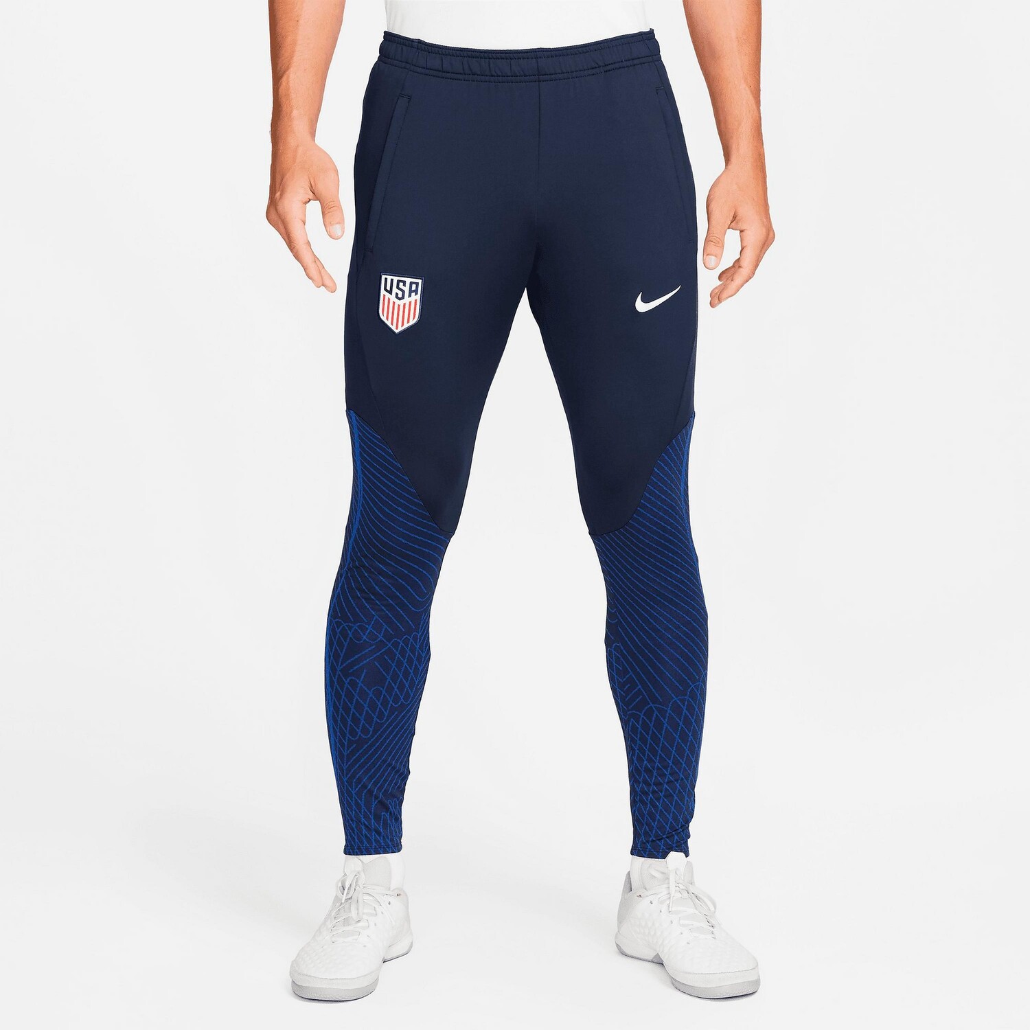 

Мужские трикотажные футбольные брюки Nike U.S. Strike Dri-FIT, синий