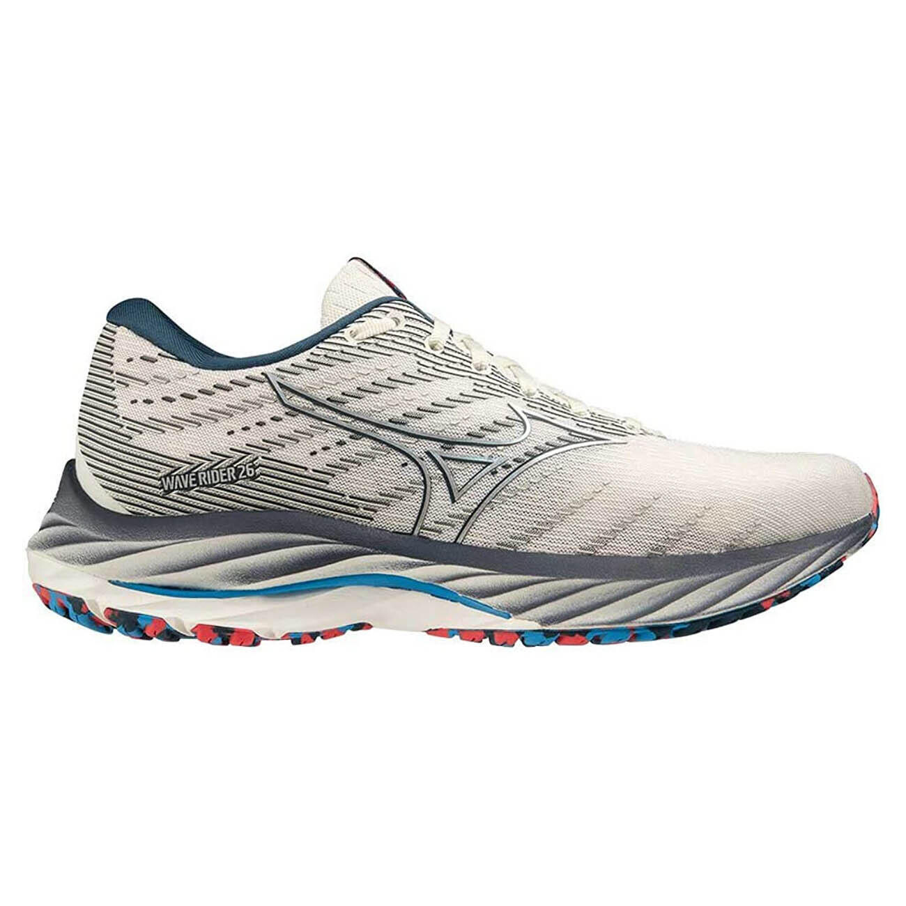 

Женские кроссовки Mizuno Wave Rider 26, Белое серебро, Белый