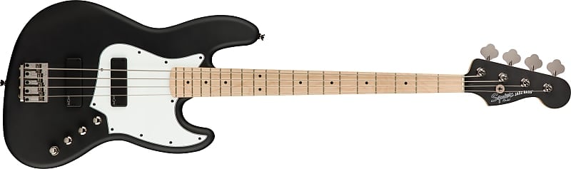 Squier Contemporary Active Jazz Bass HH MN FLT BLK Бас-гитара - фото