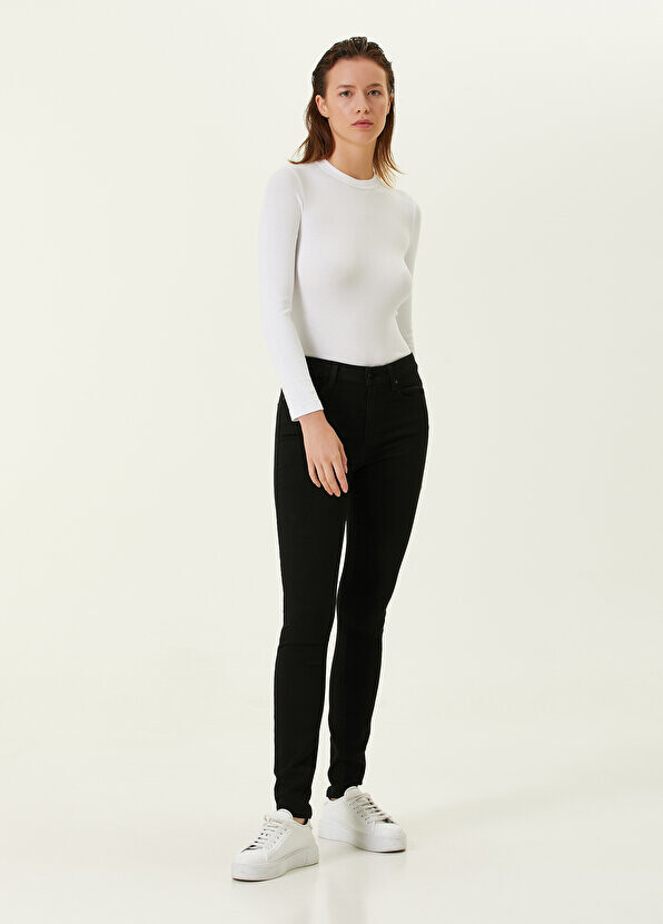 

Черные джинсовые брюки hoxton ultra skinny Paige, Черный