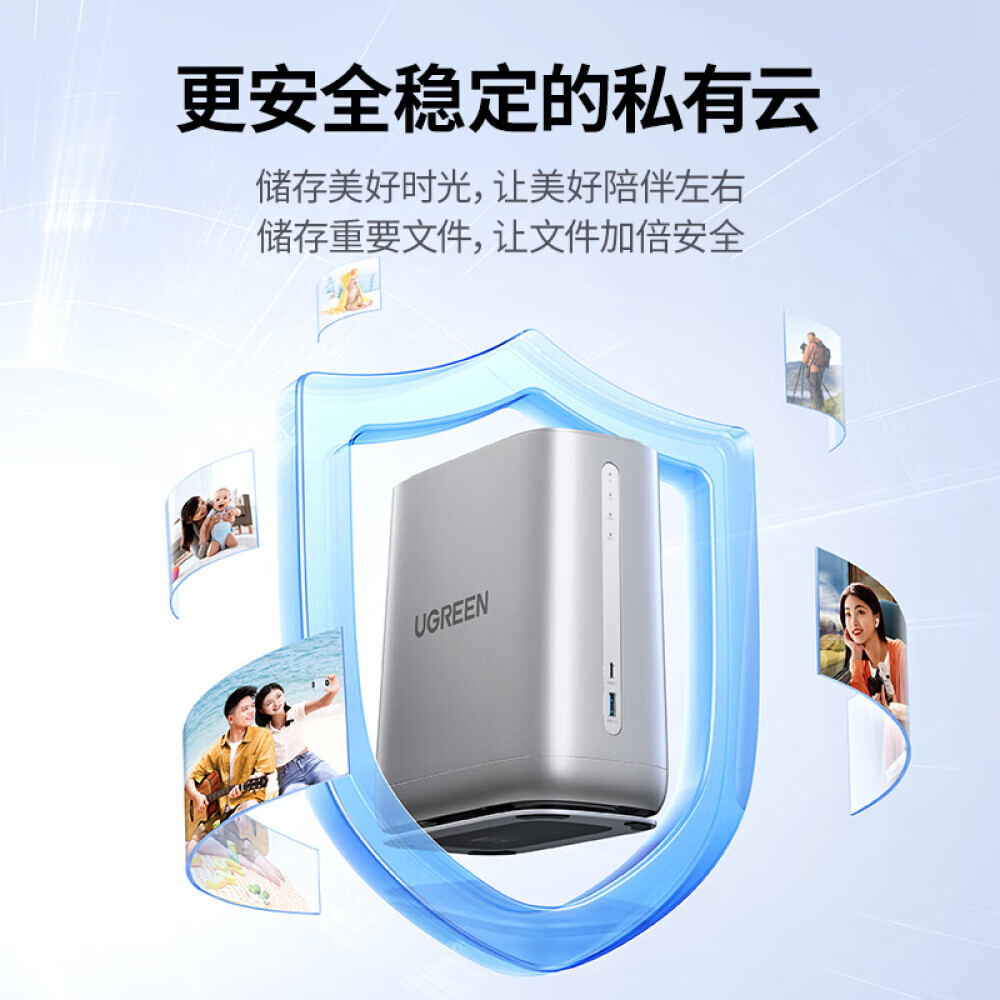 

Сетевое хранилище UGREEN DH2100+ 2-дисковое