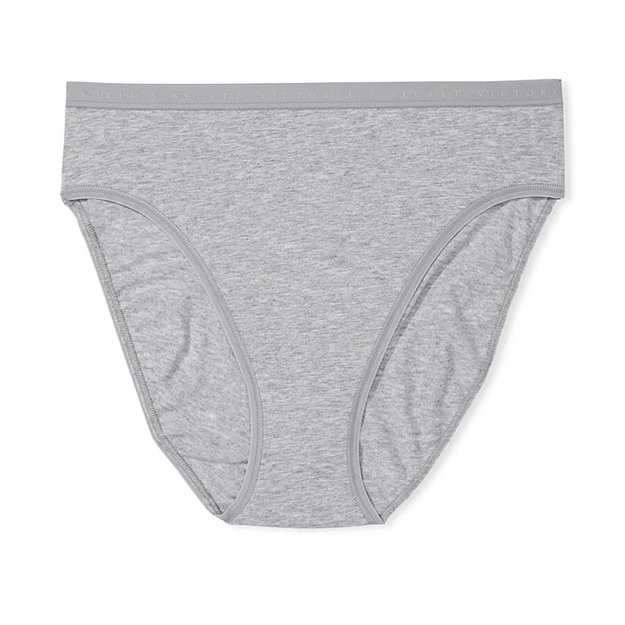 

Трусы Victoria's Secret Stretch Cotton High-Leg Brief Classic, серый