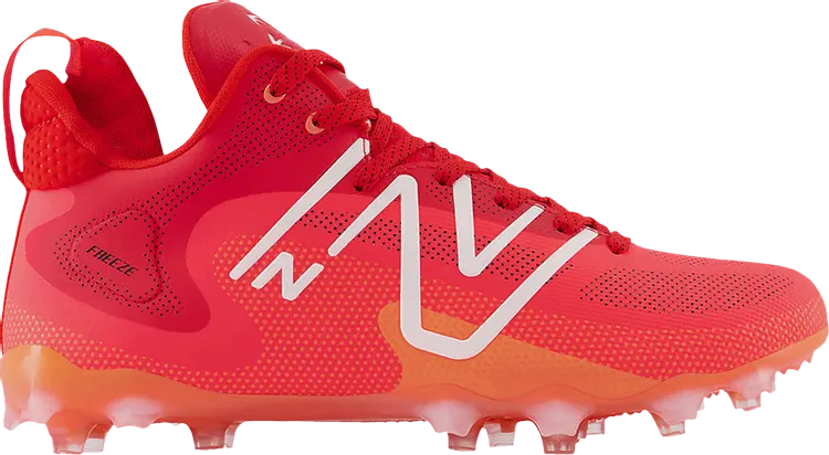 

Бутсы New Balance FreezeLX v4 2E Wide 'Energy Red', красный