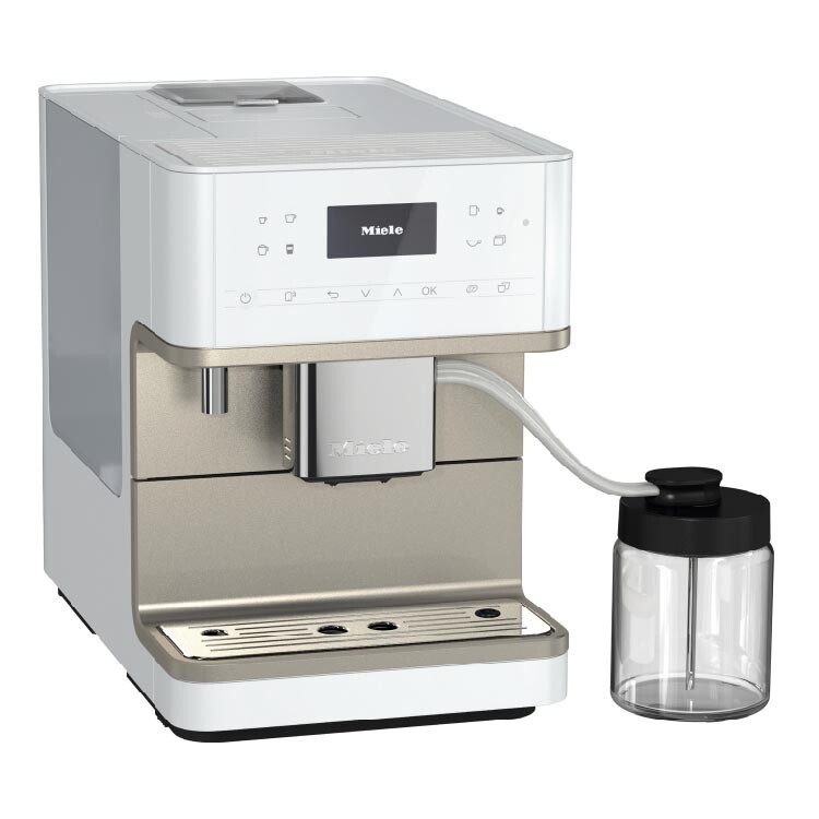 

Кофемашина Miele CM6360 LOCM, белый металлик
