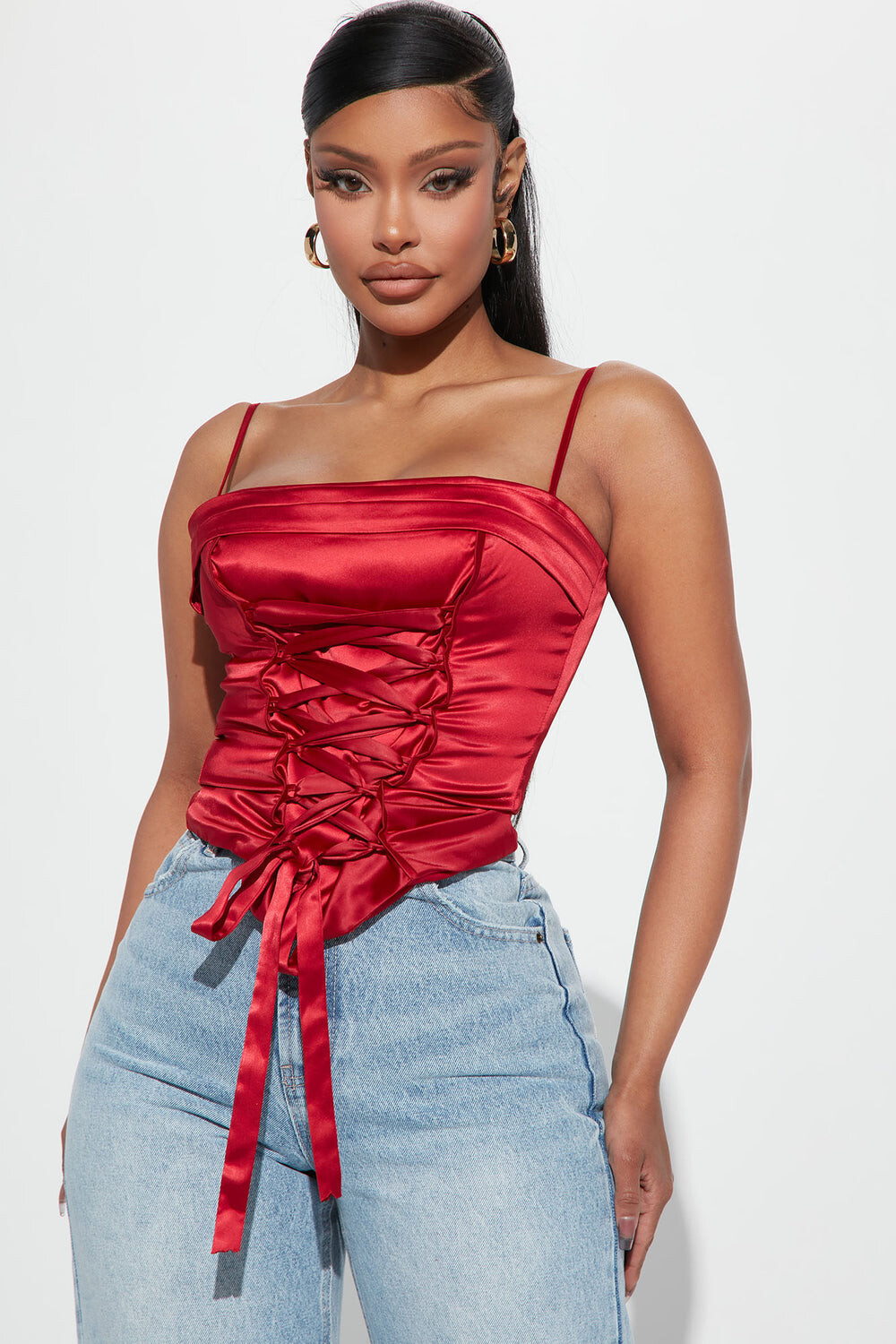 

Топ Fashion Nova T4218CPD, красный