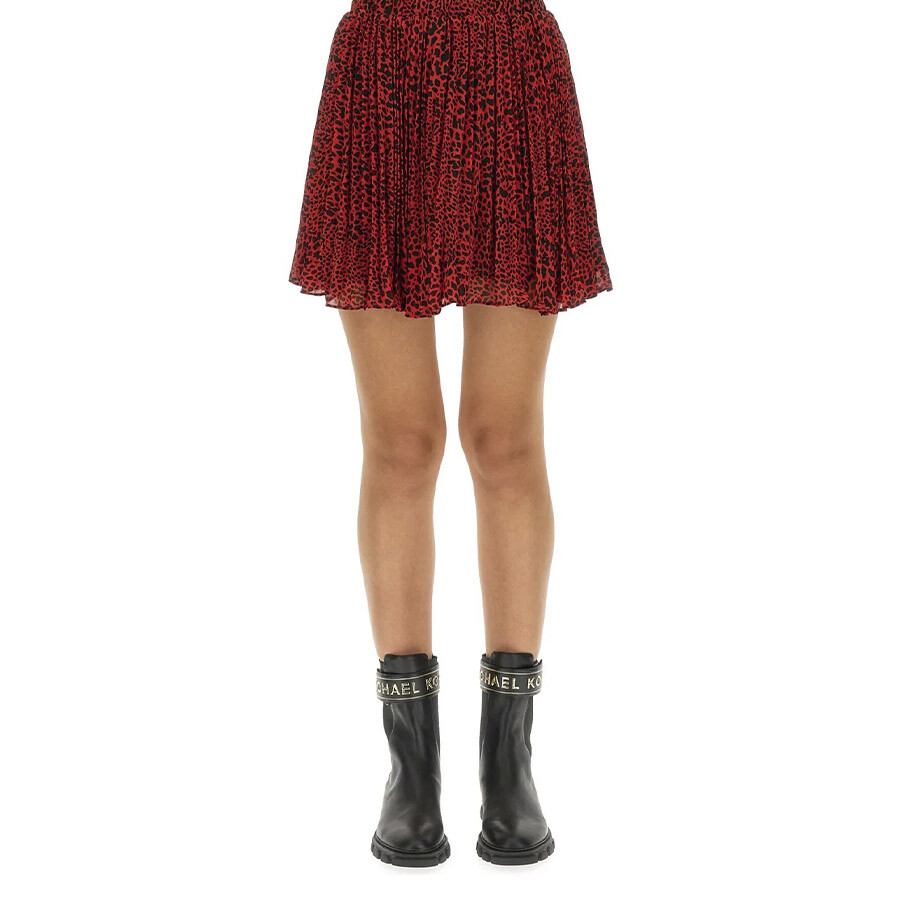 

Юбка Michael Kors Pleated, красный/черный