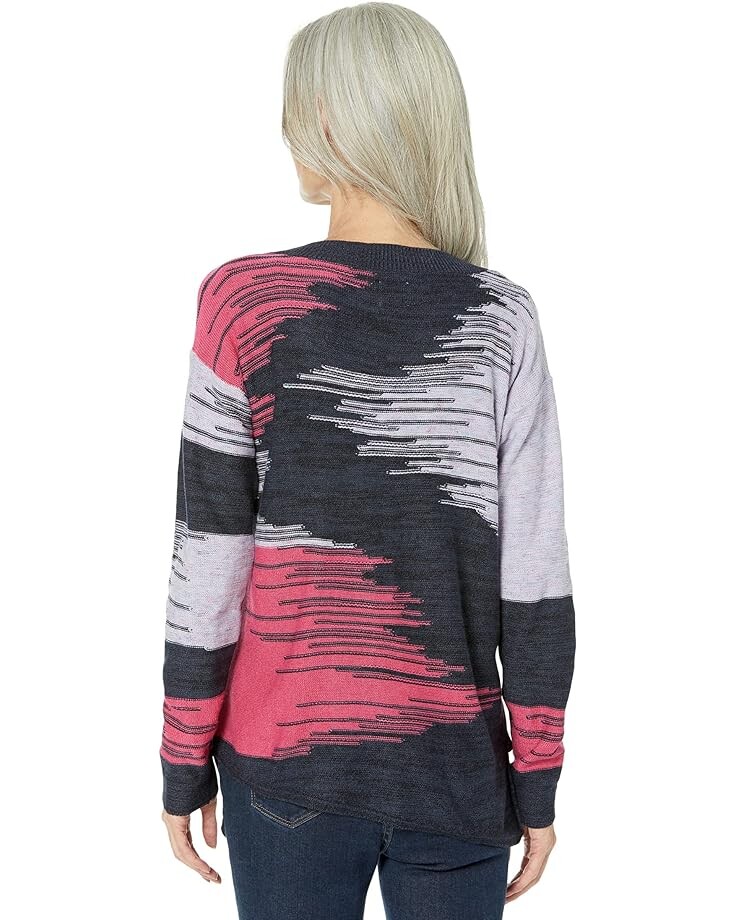 

Свитер NIC+ZOE Vivid Vibes Sweater, цвет Indigo Multi