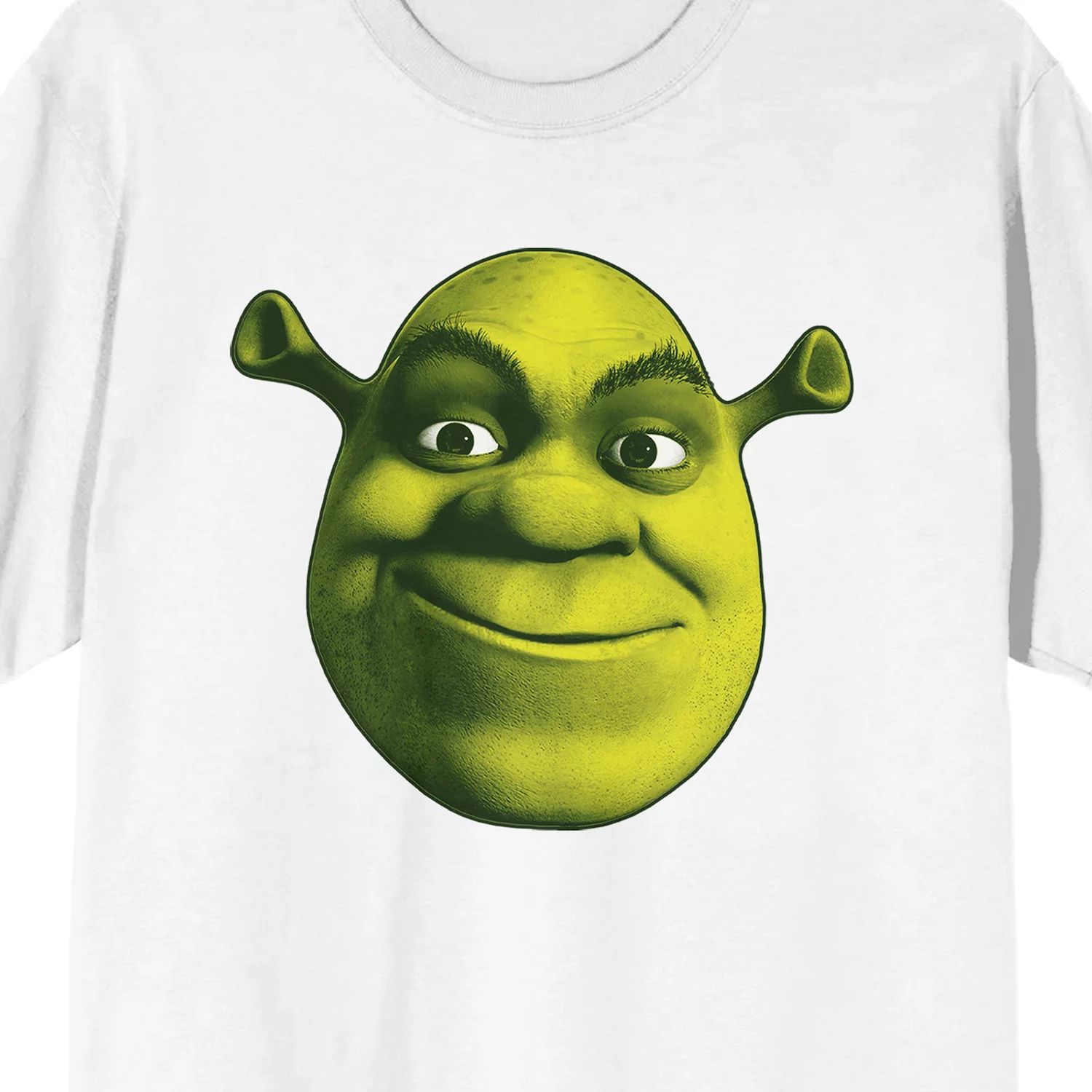 Мужская футболка большого размера с изображением лица Огра «Шрек» Licensed Character