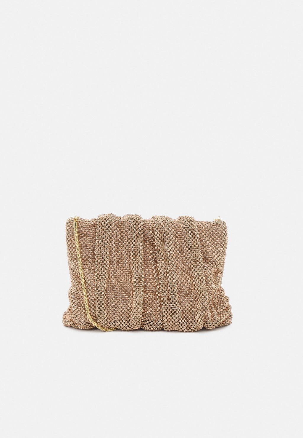 

Клатч CRYSTAL GATHERED FLAT Loeffler Randall, светло-розовый
