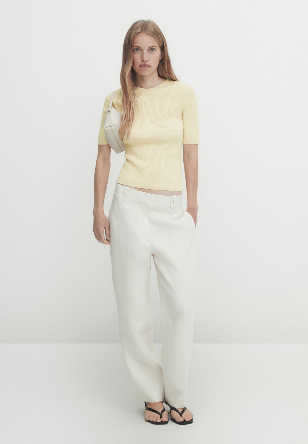 

Футболка Basic Massimo Dutti, Серый