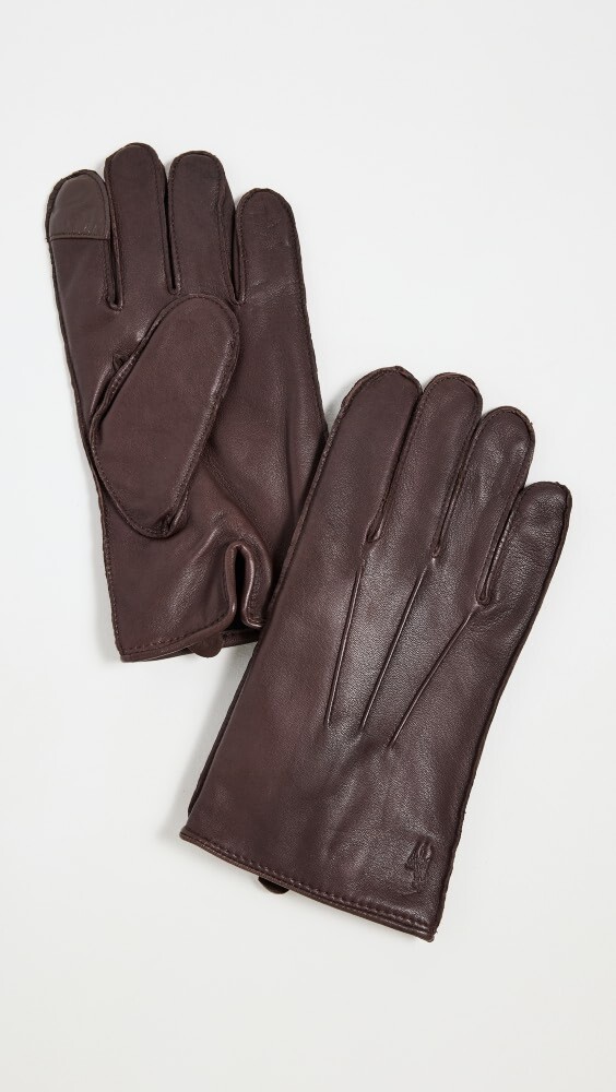 

Перчатки Polo Ralph Lauren Water Repellent Nappa Touch, коричневый