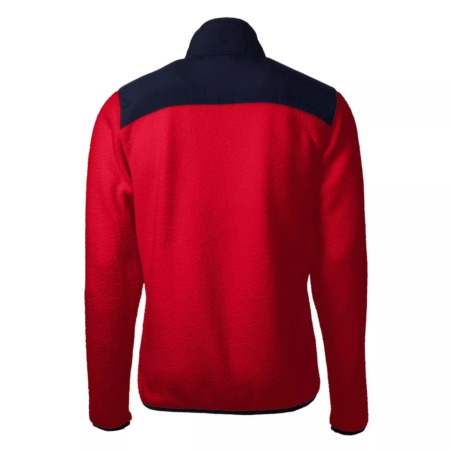 Мужская флисовая куртка Cascade Eco Sherpa больших и высоких размеров Cutter & Buck, красный