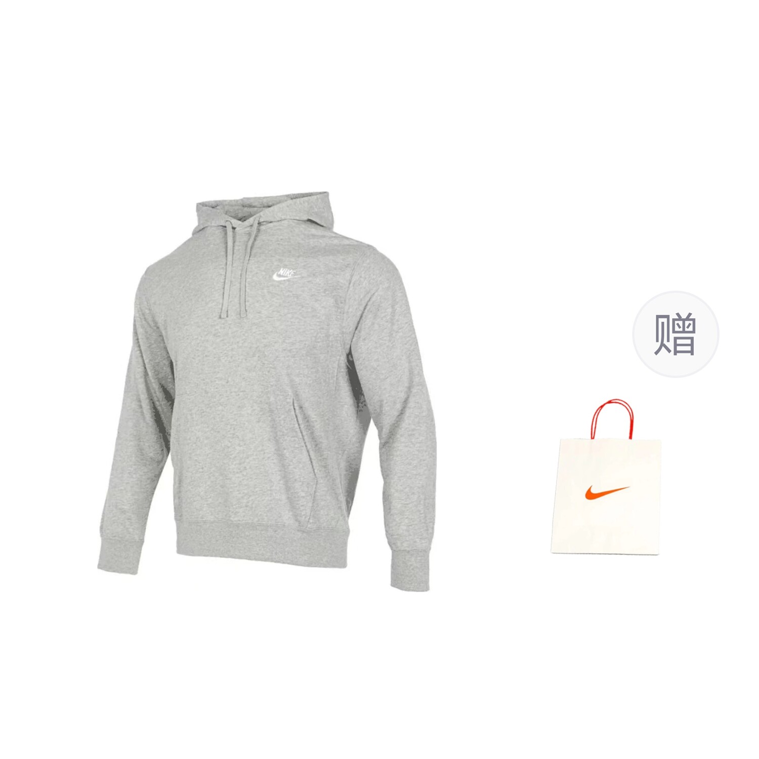 

Толстовка мужская серая Nike, серый