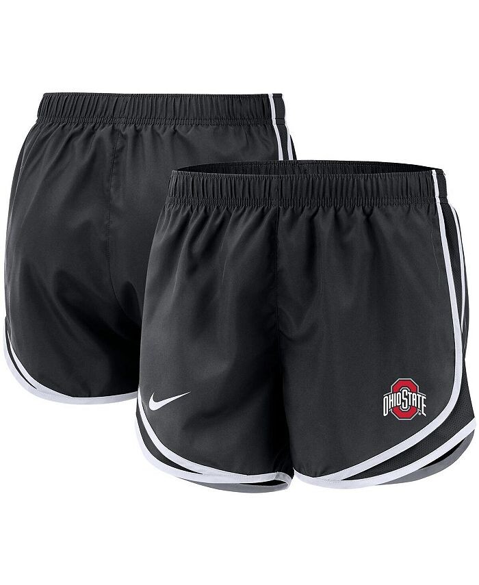 

Женские черные шорты Ohio State Buckeyes Team Tempo Performance Nike, черный