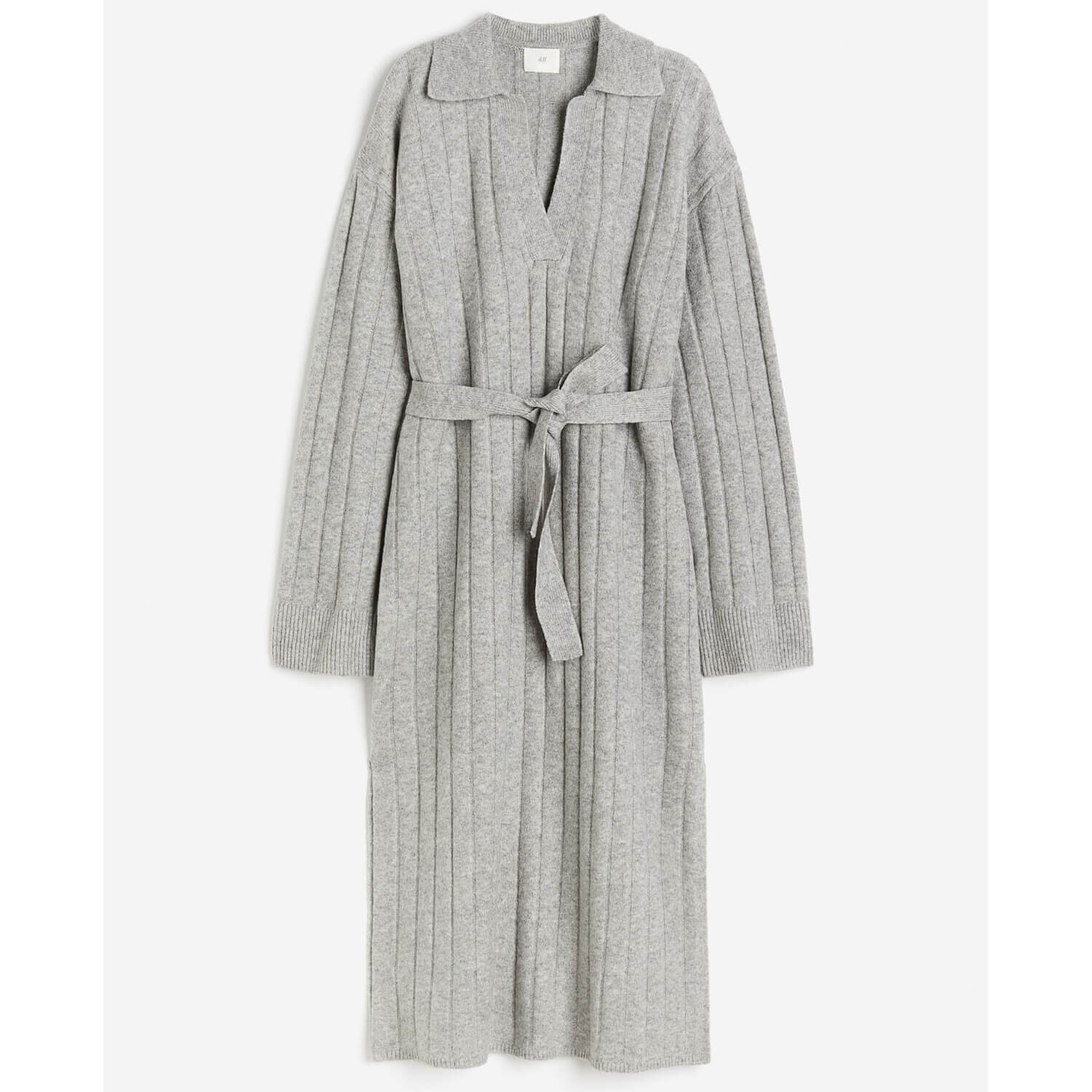 

Платье H&M Rib-knit, серый