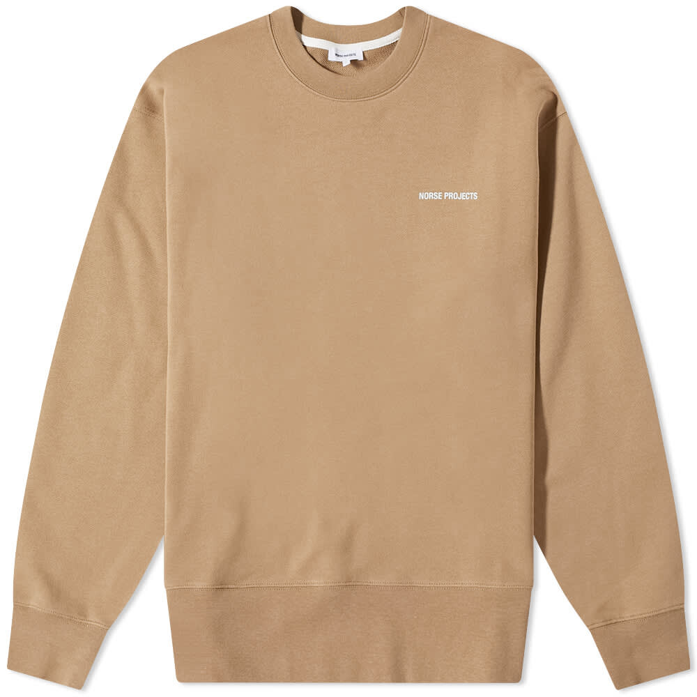 

Толстовка Norse Projects Arne Logo Crew Sweat, Коричневый
