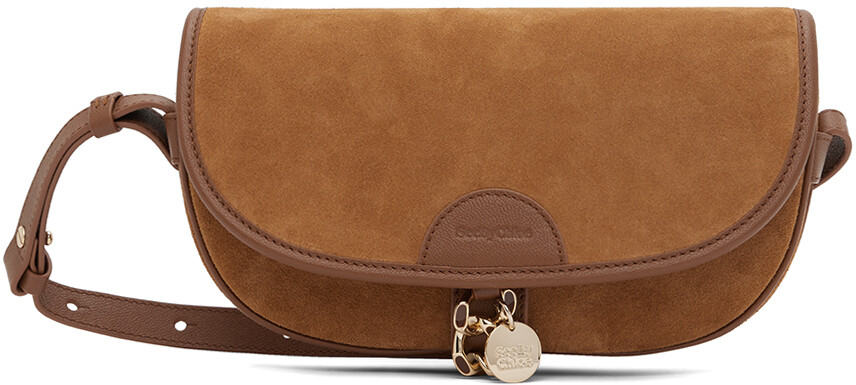 

Коричневая сумка Mara Baguette See by Chloé