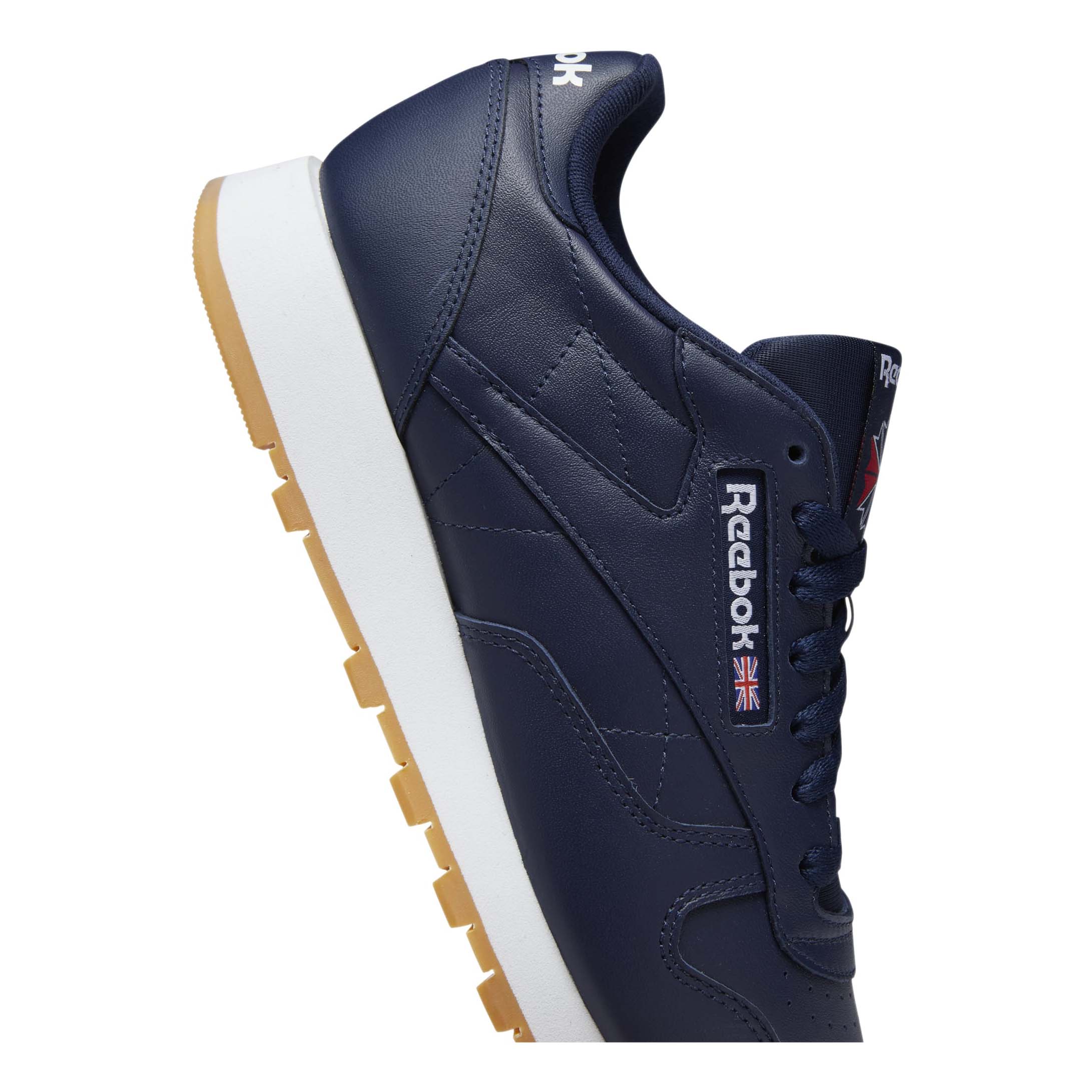 Blue and cheap white reebok