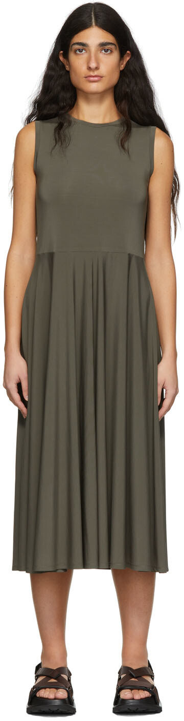 

Платье агавы цвета хаки Max Mara Leisure