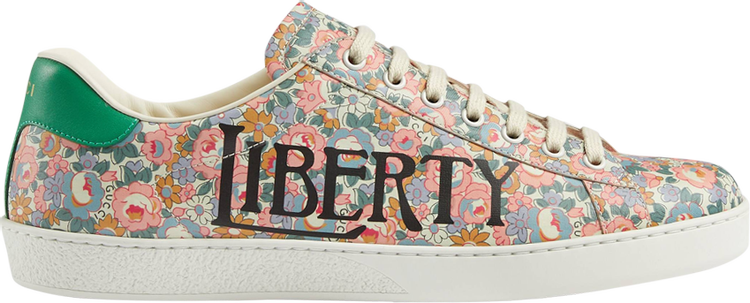 Кроссовки Liberty of London x Gucci Ace Floral, разноцветный