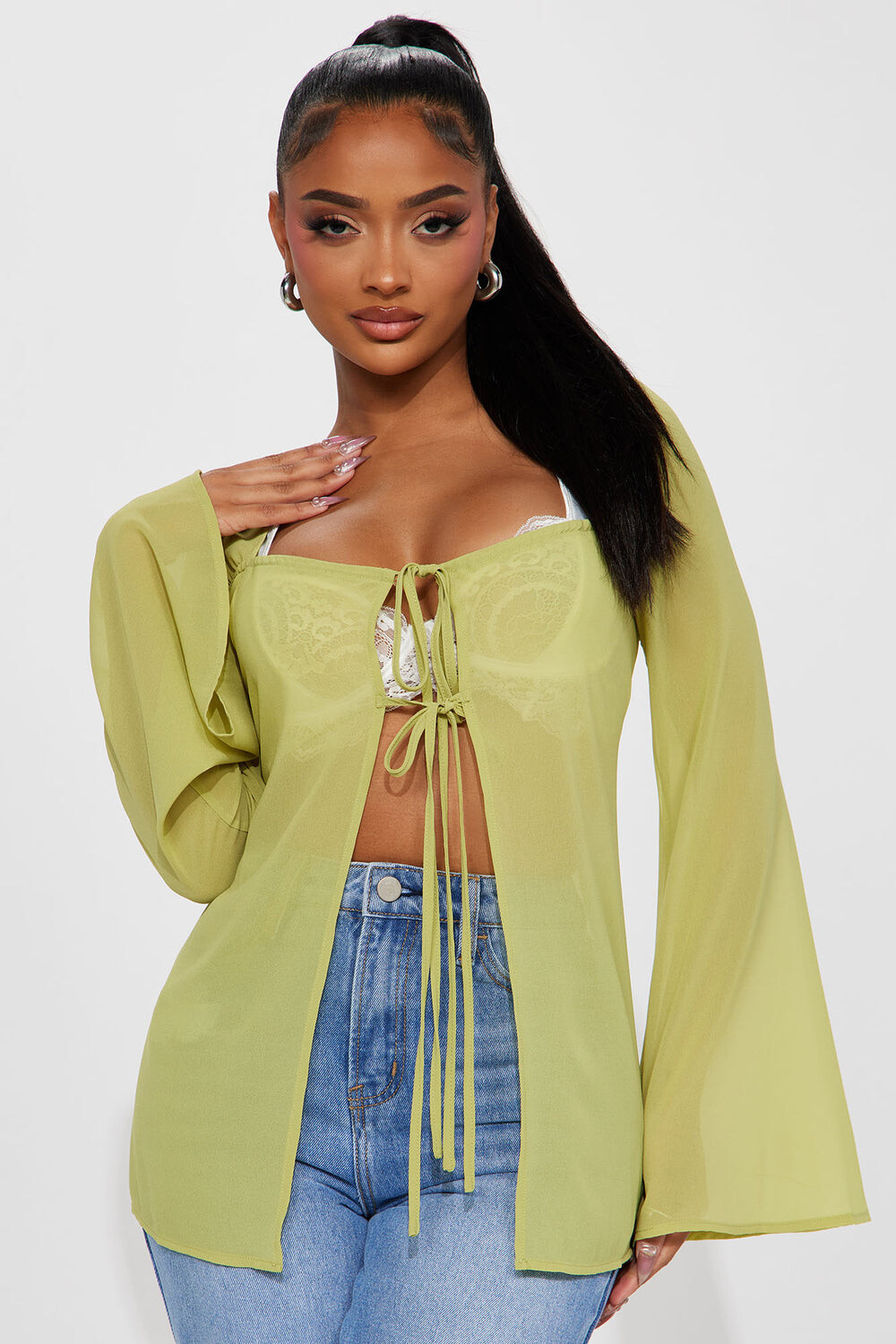 

Блузка Fashion Nova ZDCHT122303, шартрез