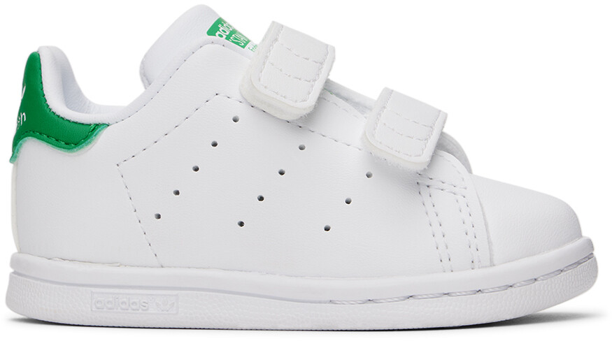 

Детские кроссовки Adidas Stan Smith, белый/зеленый