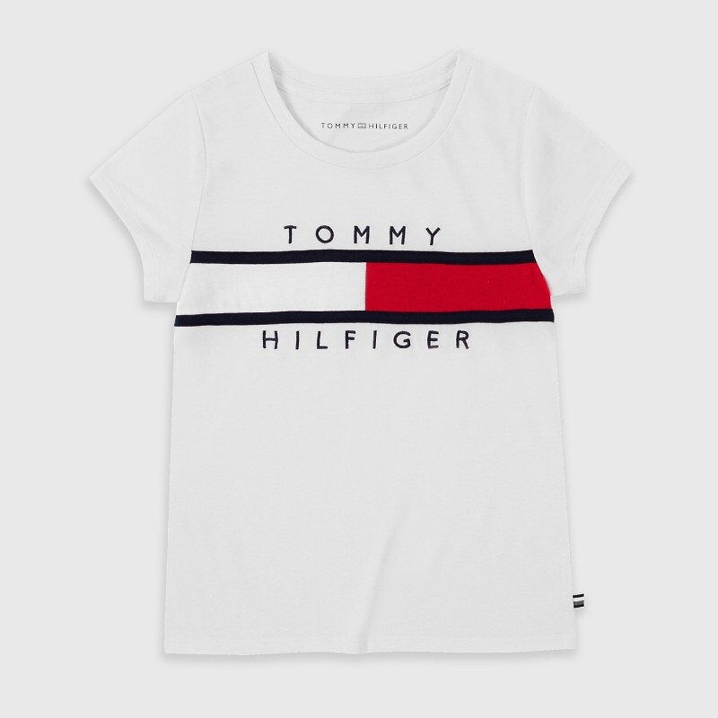 

Футболка Tommy Hilfiger Kids' Flag, белый