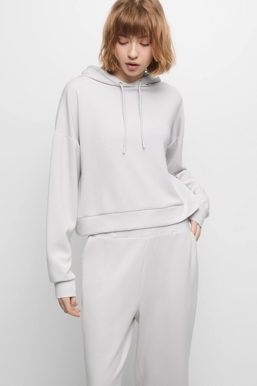 

Толстовка с капюшоном Pull&Bear, песочный
