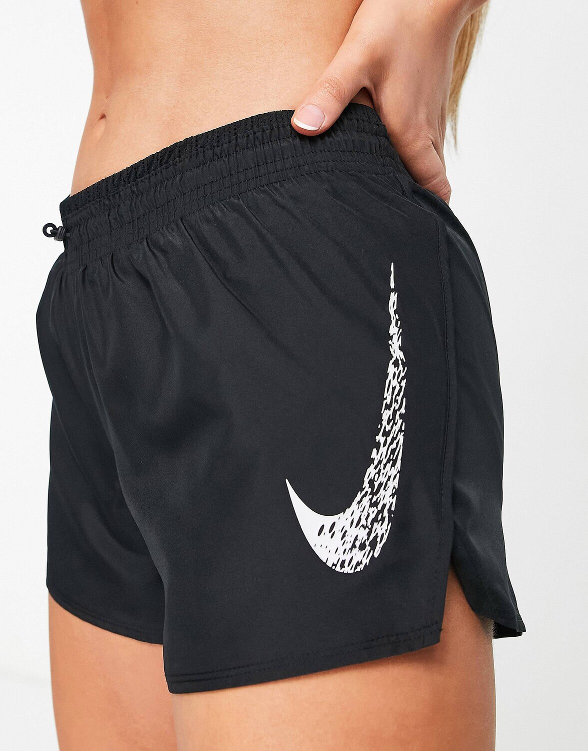 

Черные шорты Nike Running Swoosh Dri-FIT, Черный