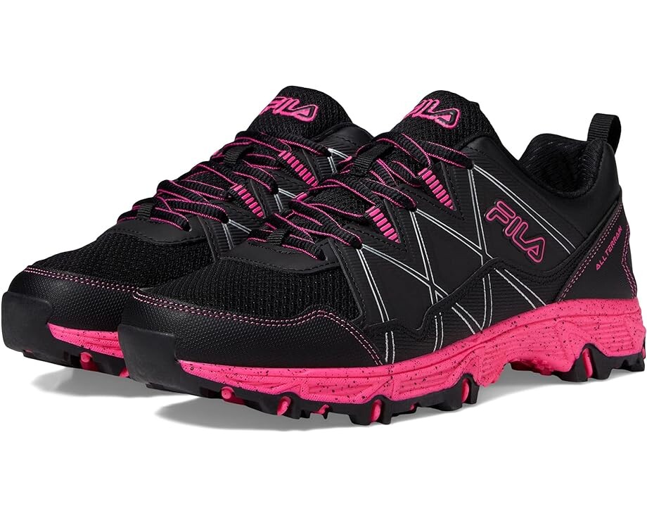 

Кроссовки Fila AT Peake 24 TN, цвет Black/Pink Glo/Metallic Silver