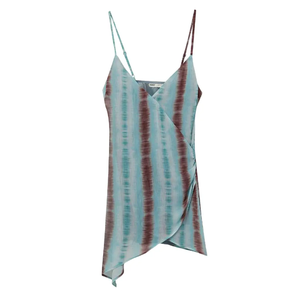

Платье Pull&Bear With Tie-Die Pattern, голубой
