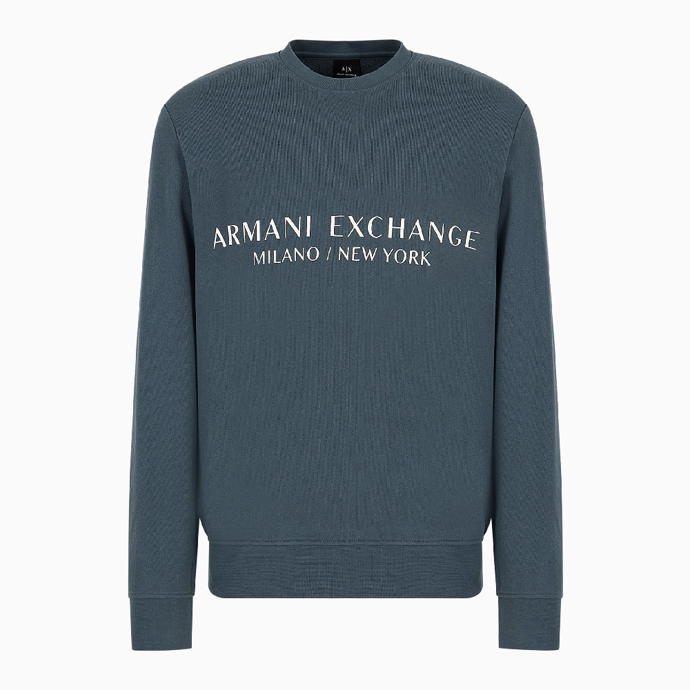 Свитшот Armani Exchange Milano New York, темно-серый