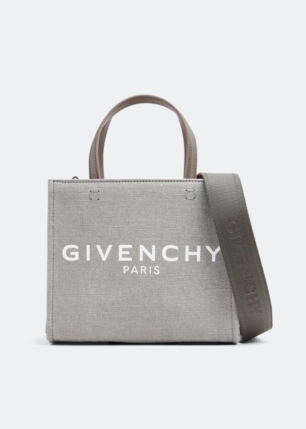 

Сумка-тоут GIVENCHY Mini G shopping tote bag, серый