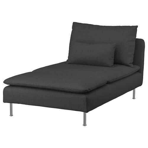 

Чехол для шезлонга Ikea Soderhamn, темно-серый