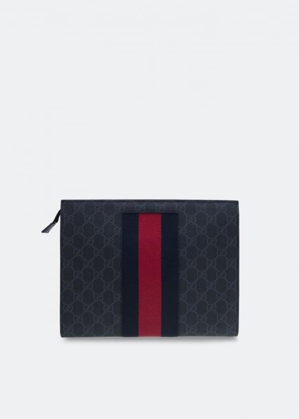 

Сумка GUCCI GG Supreme Web pouch, принт