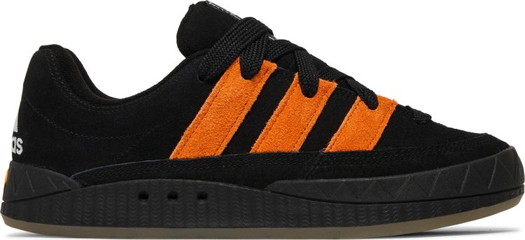 Кроссовки Adidas Jamal Smith x Adimatic 'Black Orange Rush', черный - фото